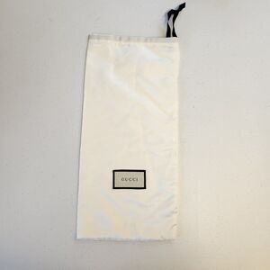 Gucci Dust Bag Travel Shoes Belt Accessories Jewelry 8.5" x 17.5" Storage Luxury